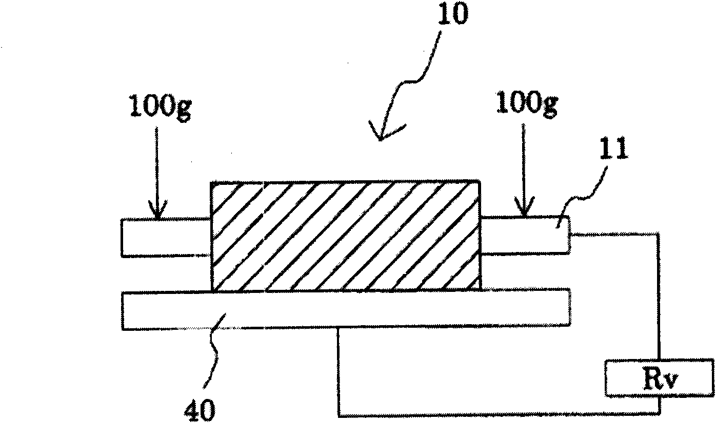 Conductive rubber member