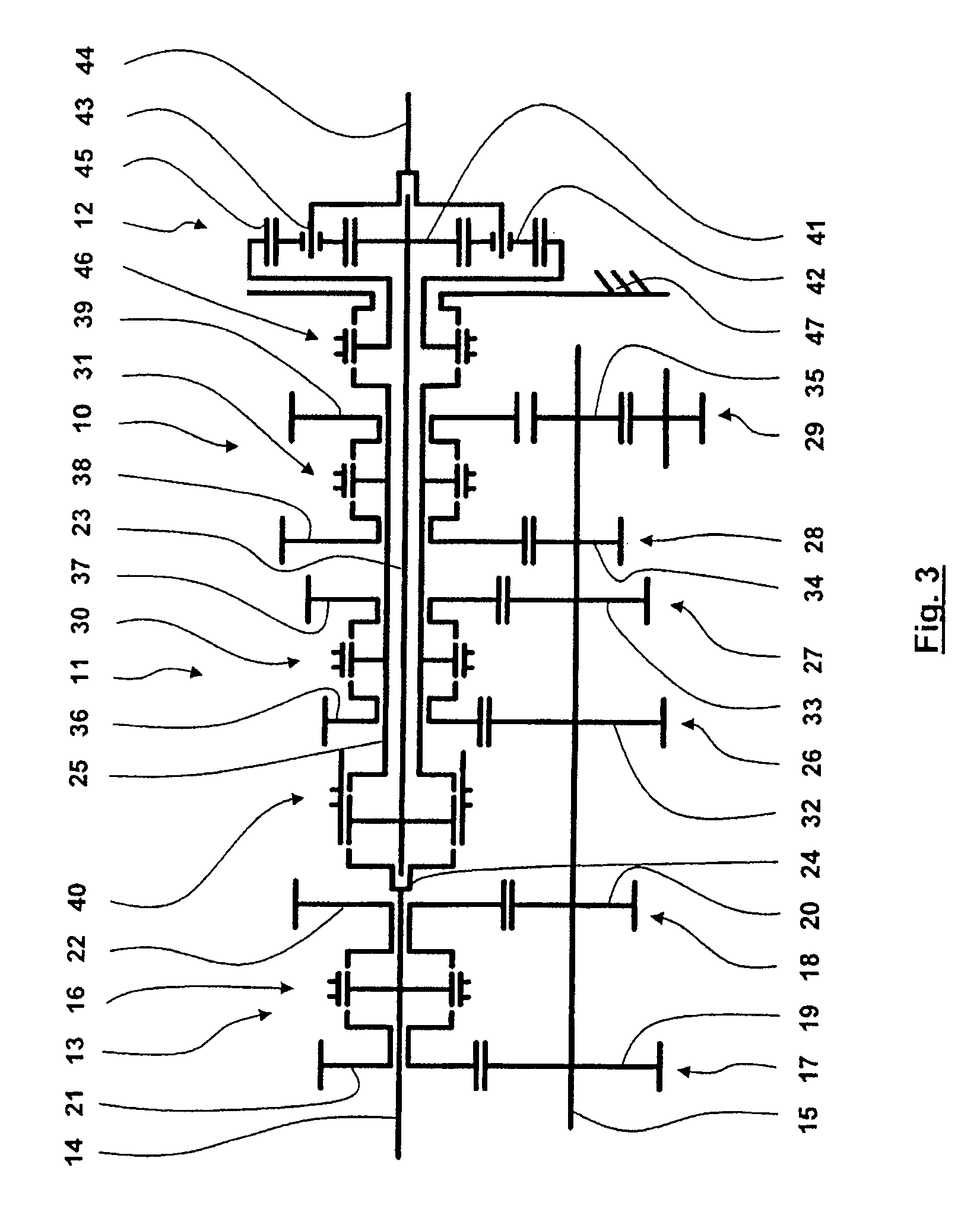 Automated motor vehicle transmission and method of operating the same