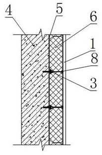 Vacuum compression self-foaming thermal insulation system and construction method thereof
