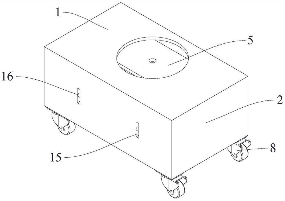 Display device for efficiency evaluation of scientific and technological activities