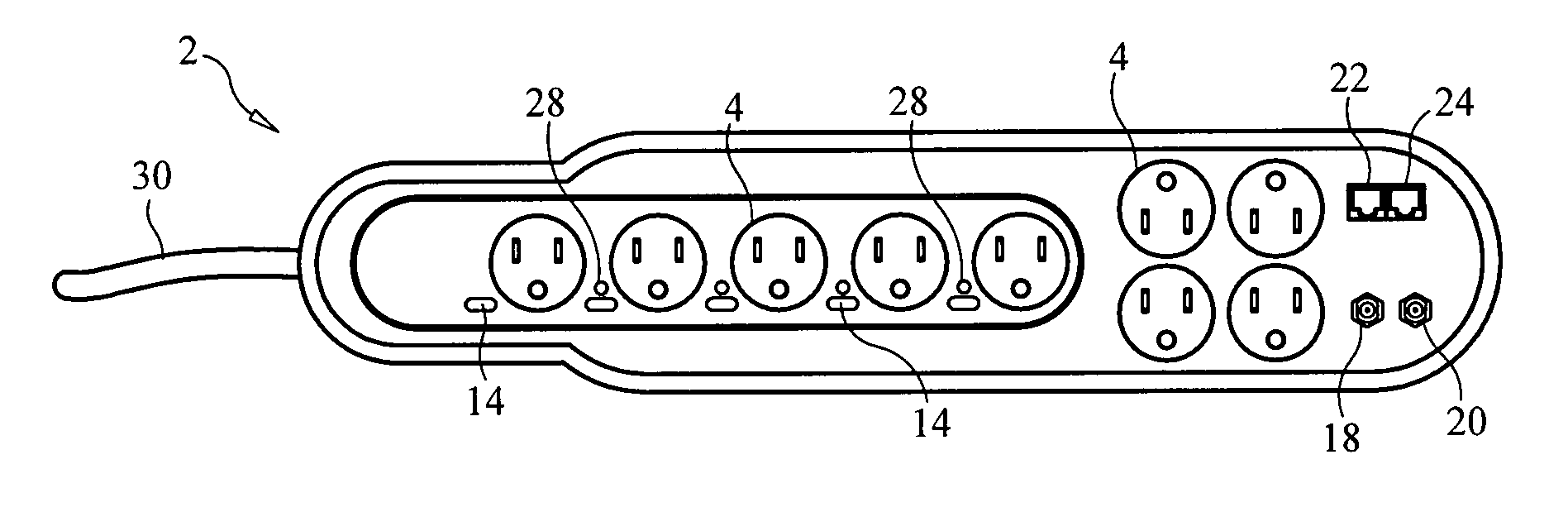 Automatic variable power outlet for energy saving power source