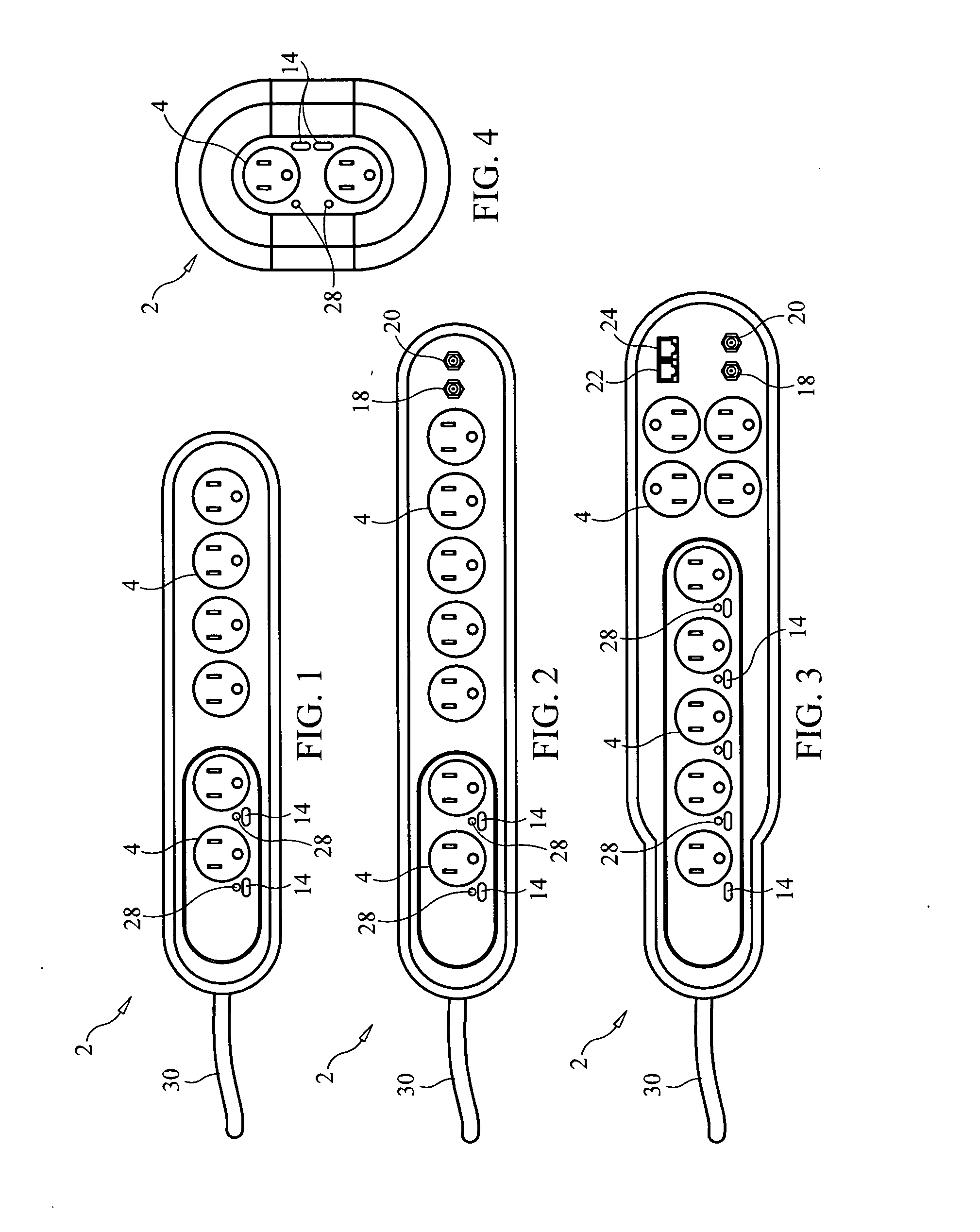 Automatic variable power outlet for energy saving power source