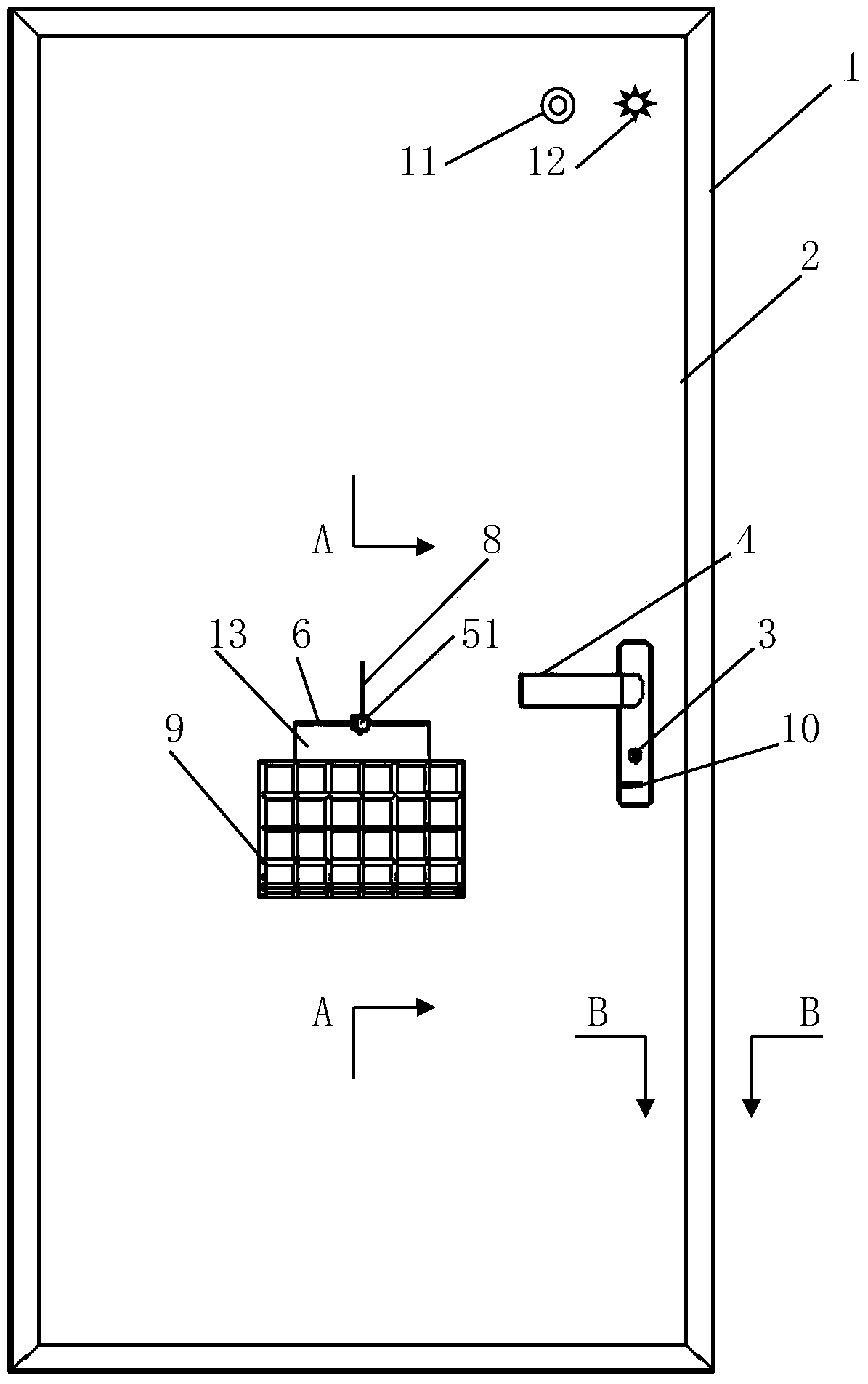 Multifunctional safety door and manufacturing method thereof