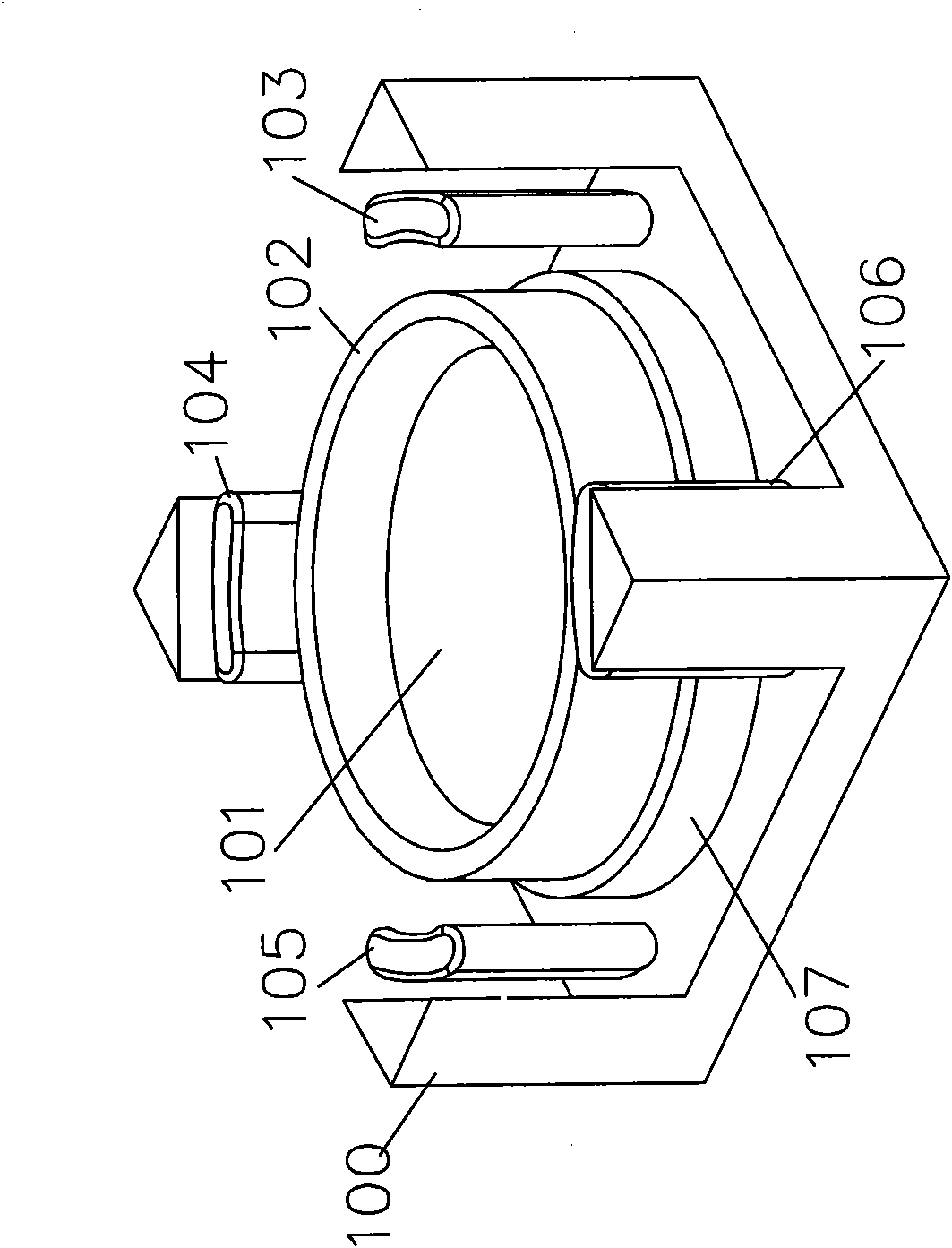 Lens driving device applying electromagnetic thrust force