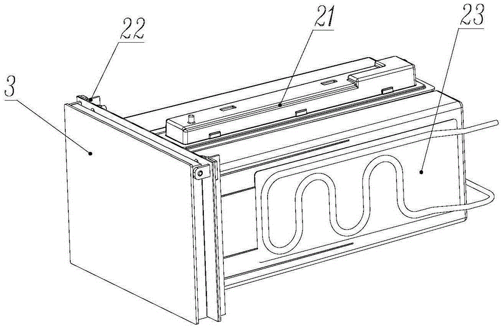 Storage box assembly, foaming box comprising same and intelligent distribution cabinet