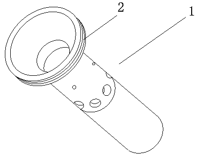 Ion nitriding process for parking brake ejector rod of railway vehicle