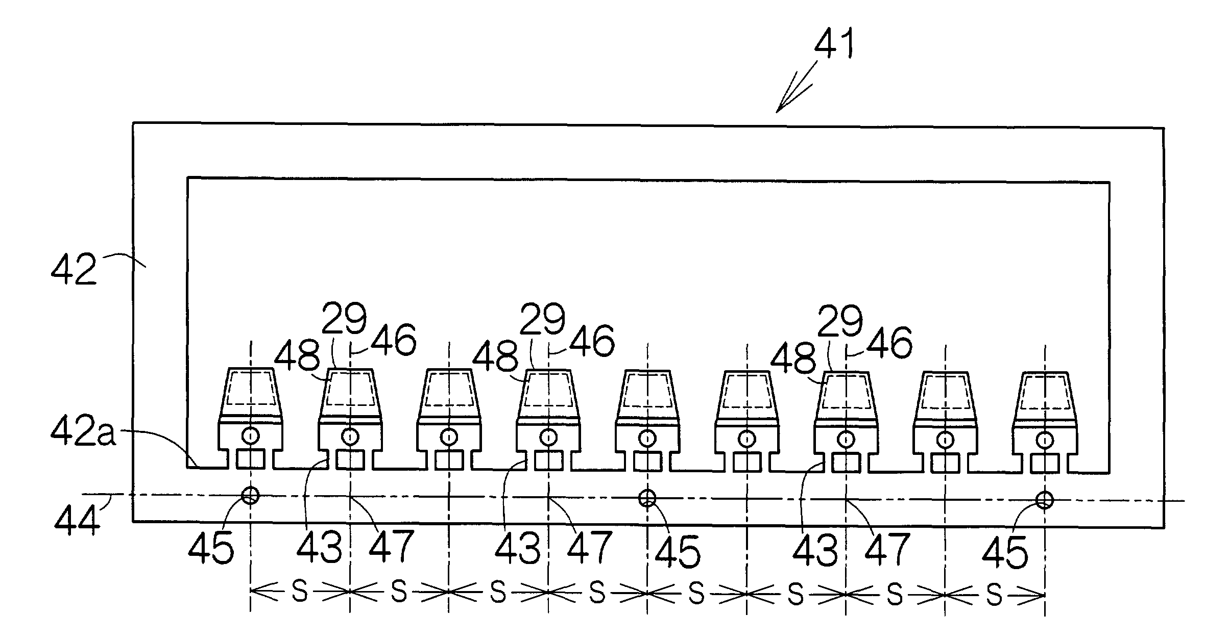 Method of heating superposed components and heating apparatus therefor