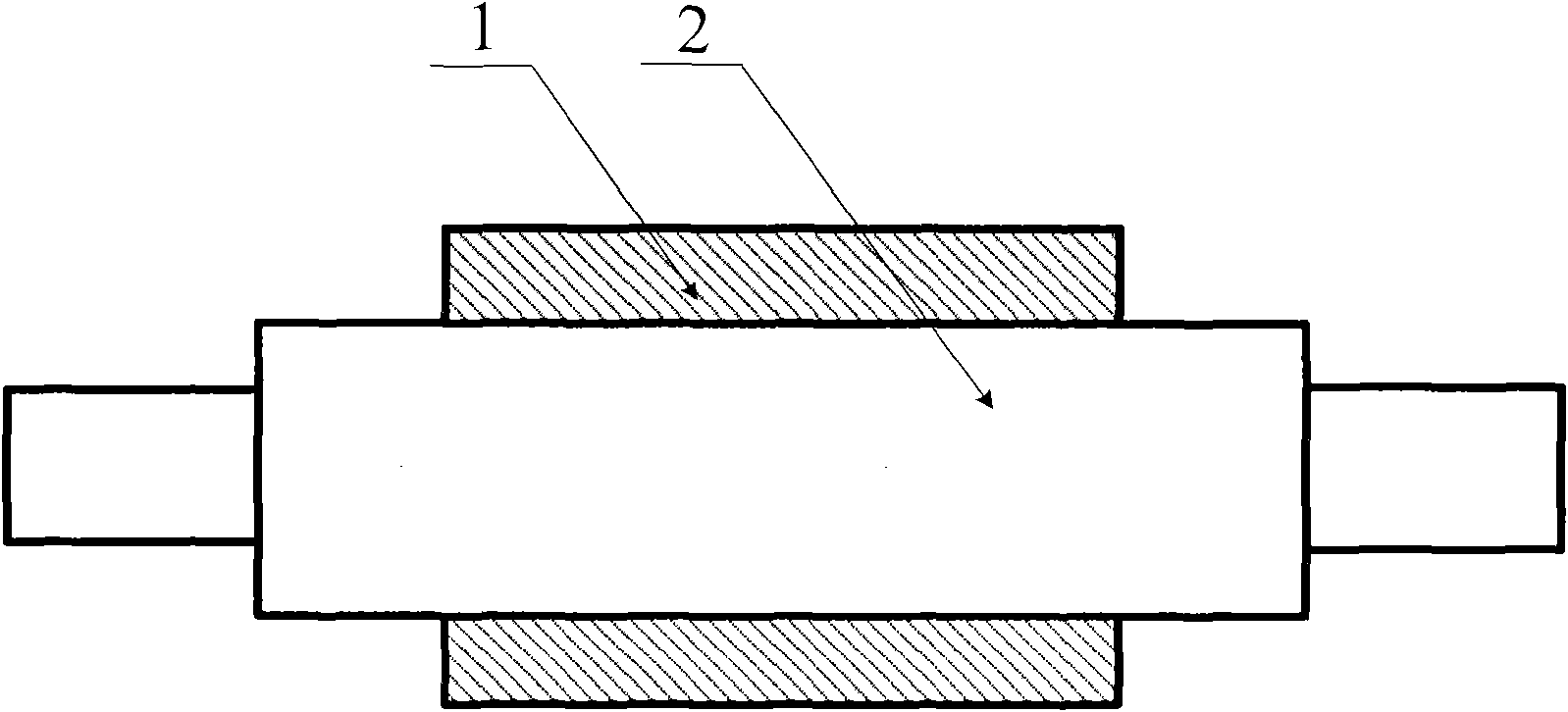 High-boron low-alloy high-speed steel roll and preparation method thereof
