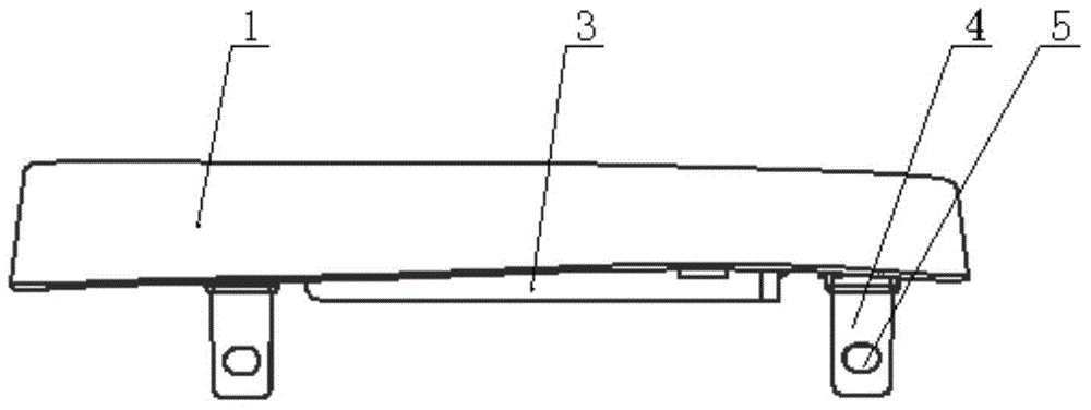 Electric regulating switch panel of vehicle