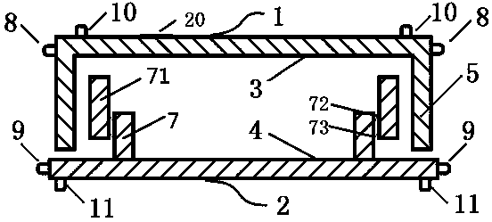 Extrusion type easy-to-mark, anti-skid and handheld fan-shaped counting surface sampling culture dish