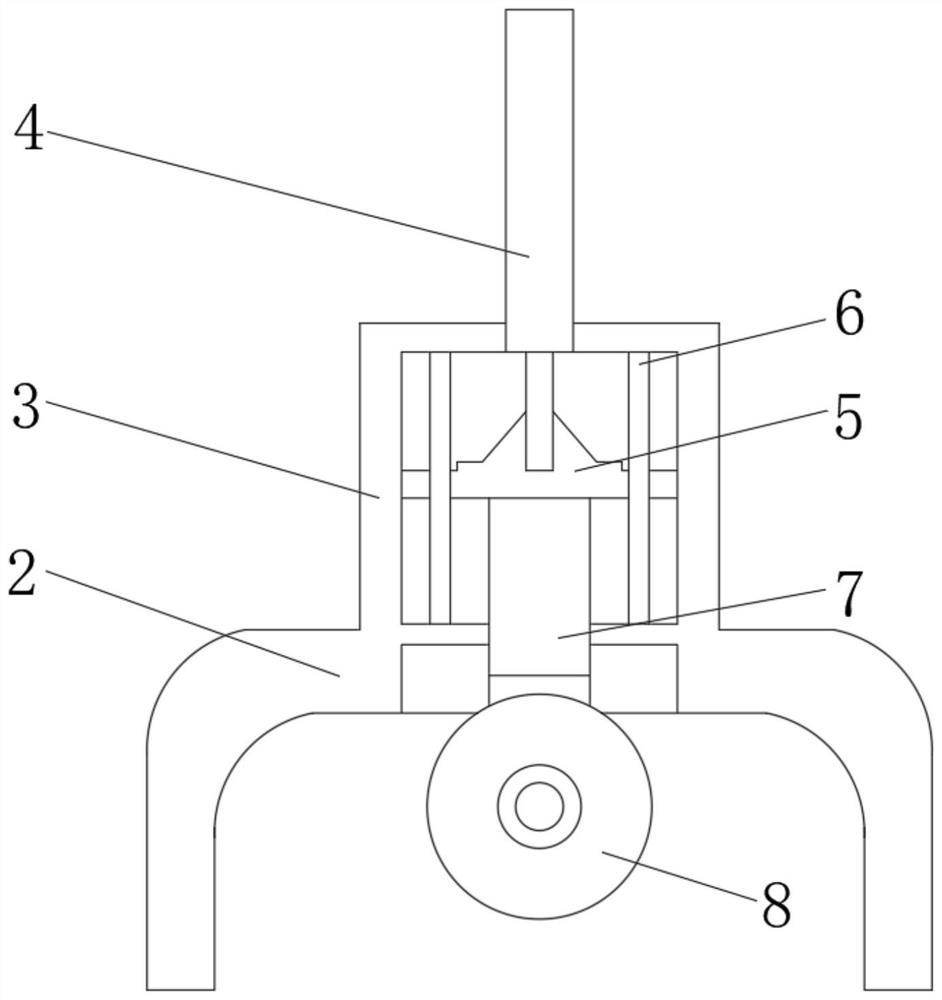 Metal plate less-cutting machining equipment for mechanical part manufacturing