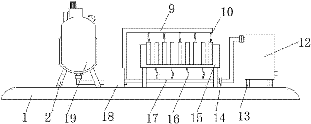 Rice oil crystallizing device