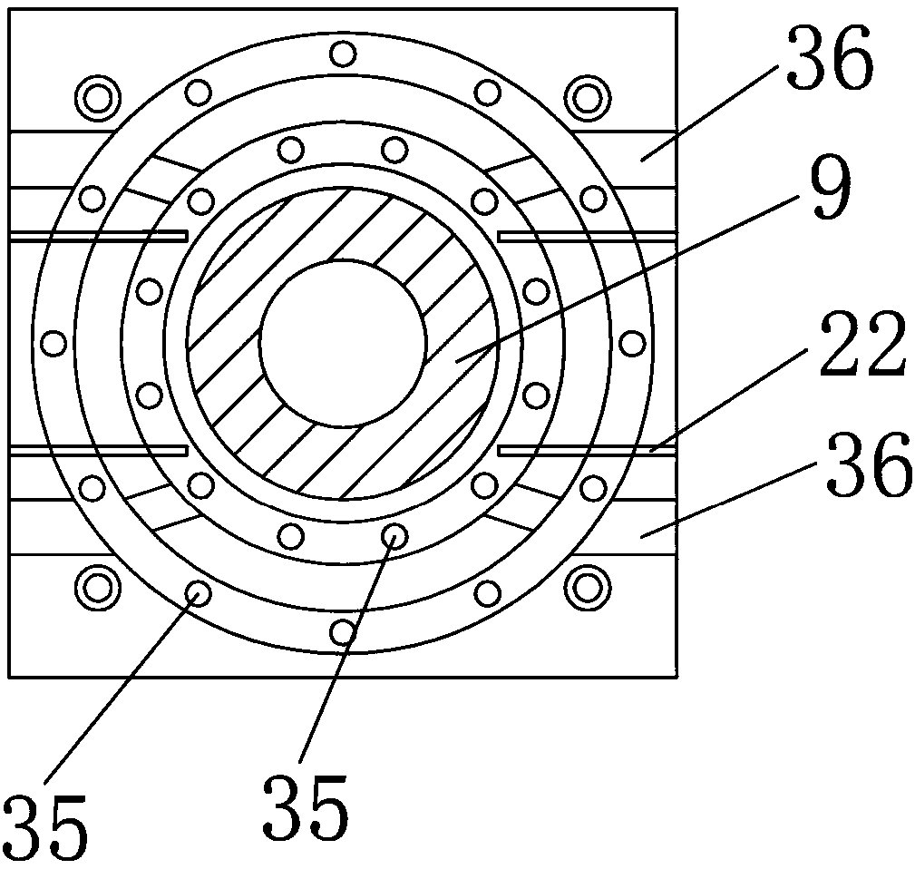 Motor copper rotor die casting device and die casting method