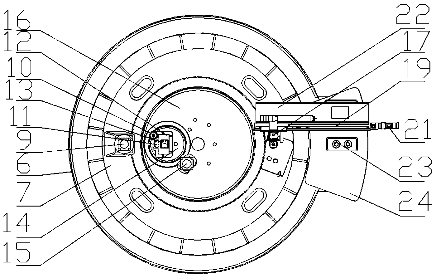 Verification device for in-pile refueling system in liquid-state heavy metal reactor