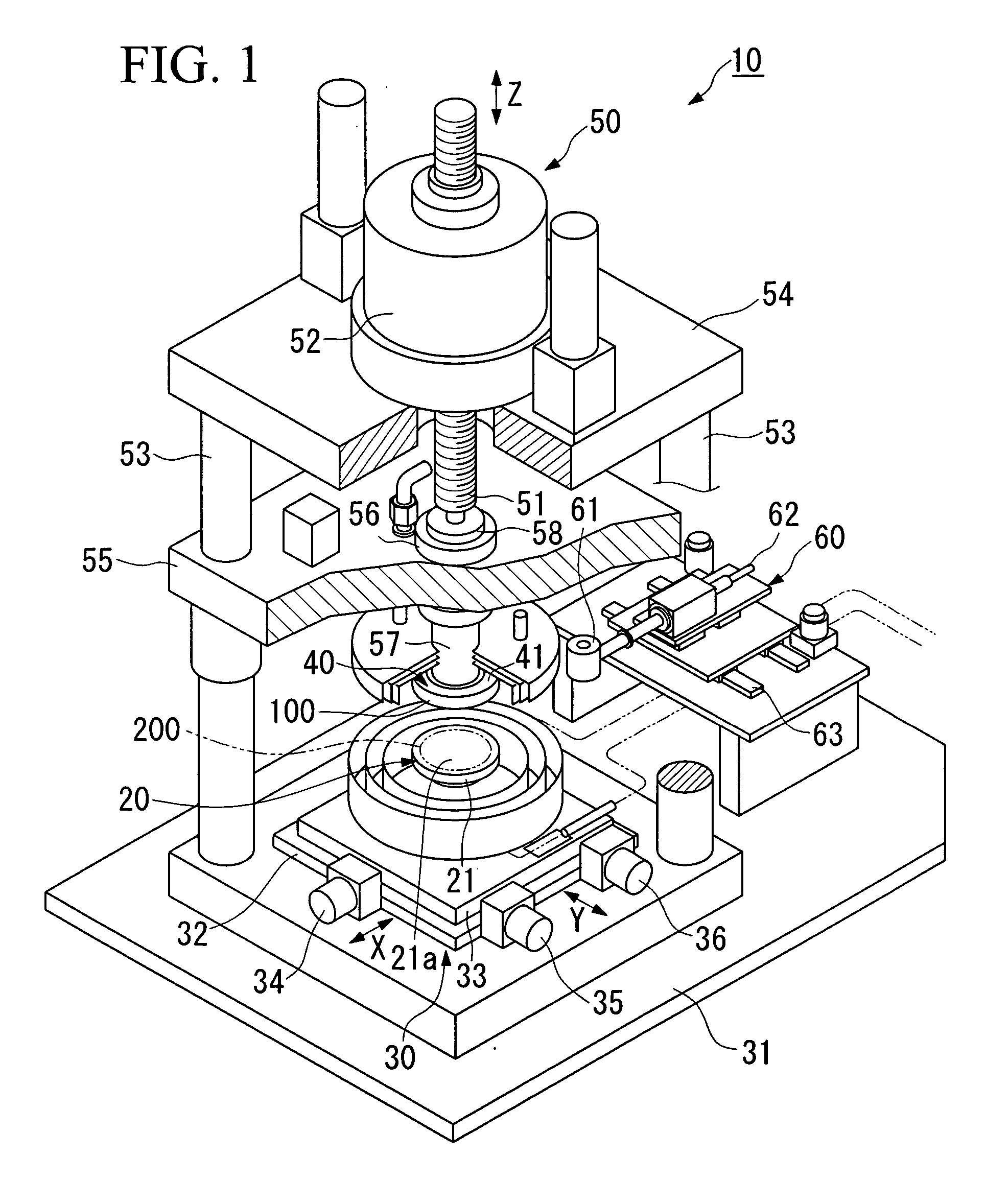 Device, method, and system for pattern forming