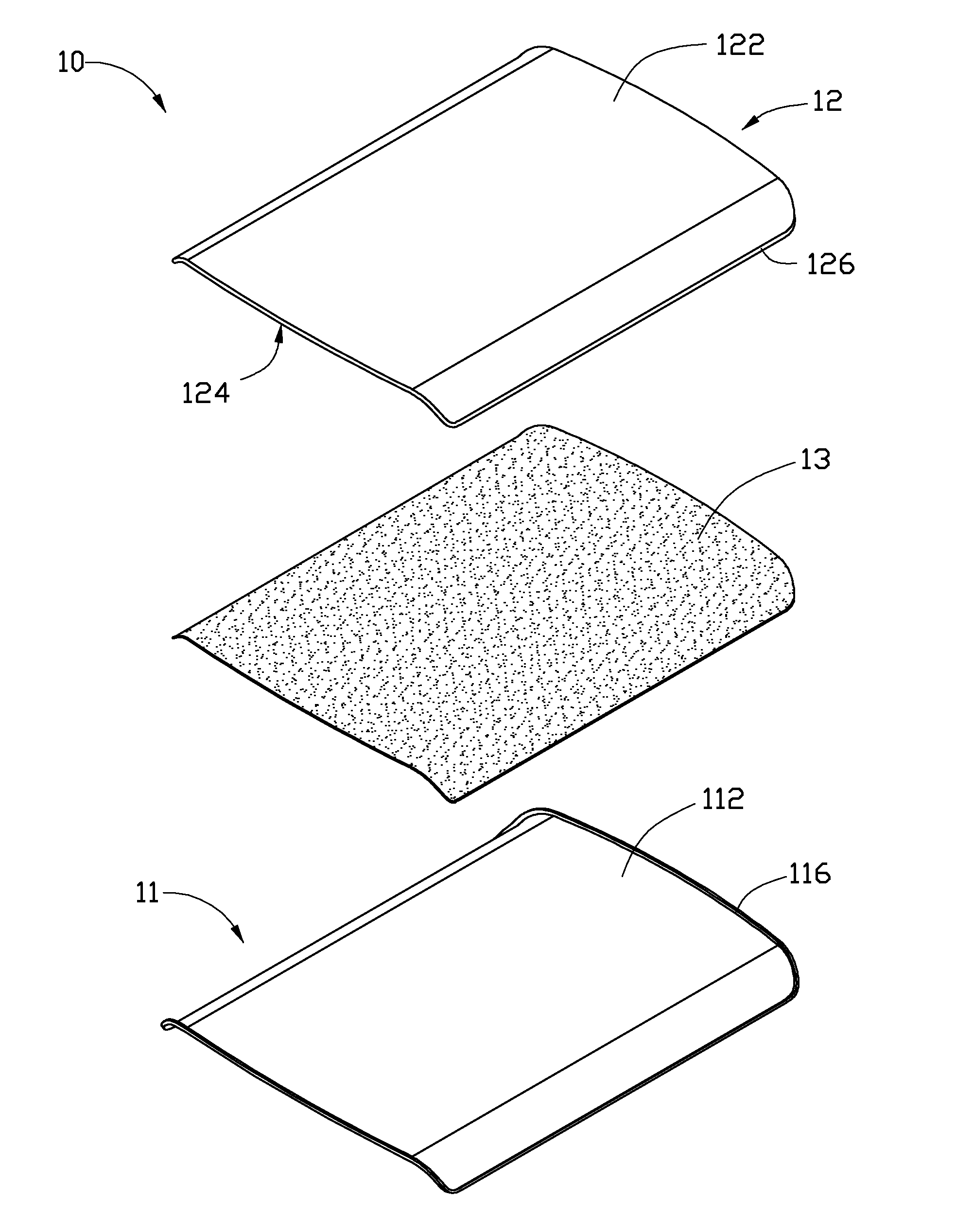 Housing for electronic device and method for making the same