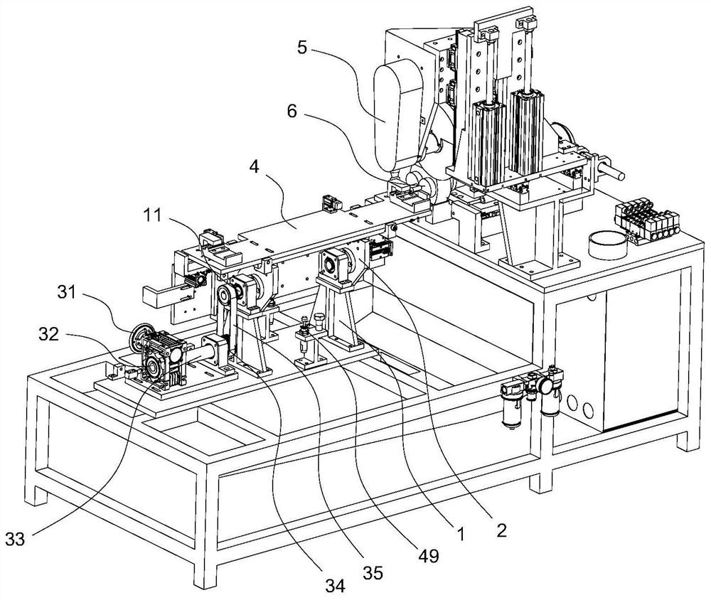 Positioning device, overturning positioning module and equipment for aluminum profile punching and cutting