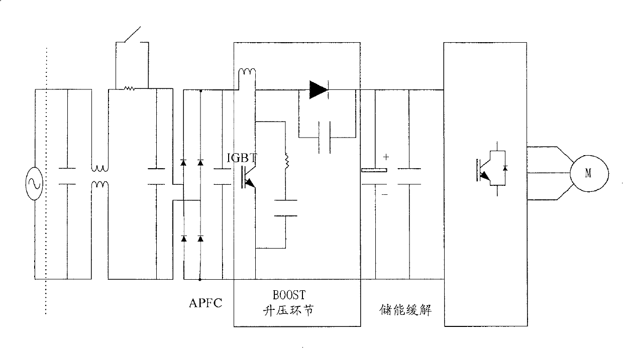 Partial active electrical source power factor correction circuit