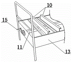 Medical bed changing device and bed changing method
