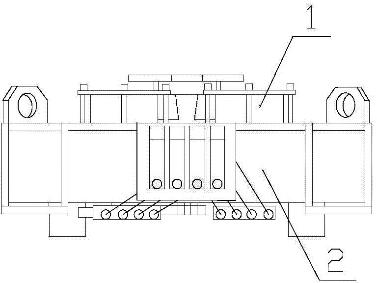 Method and device capable of producing multiple pieces of magnesium alloy cast sticks simultaneously