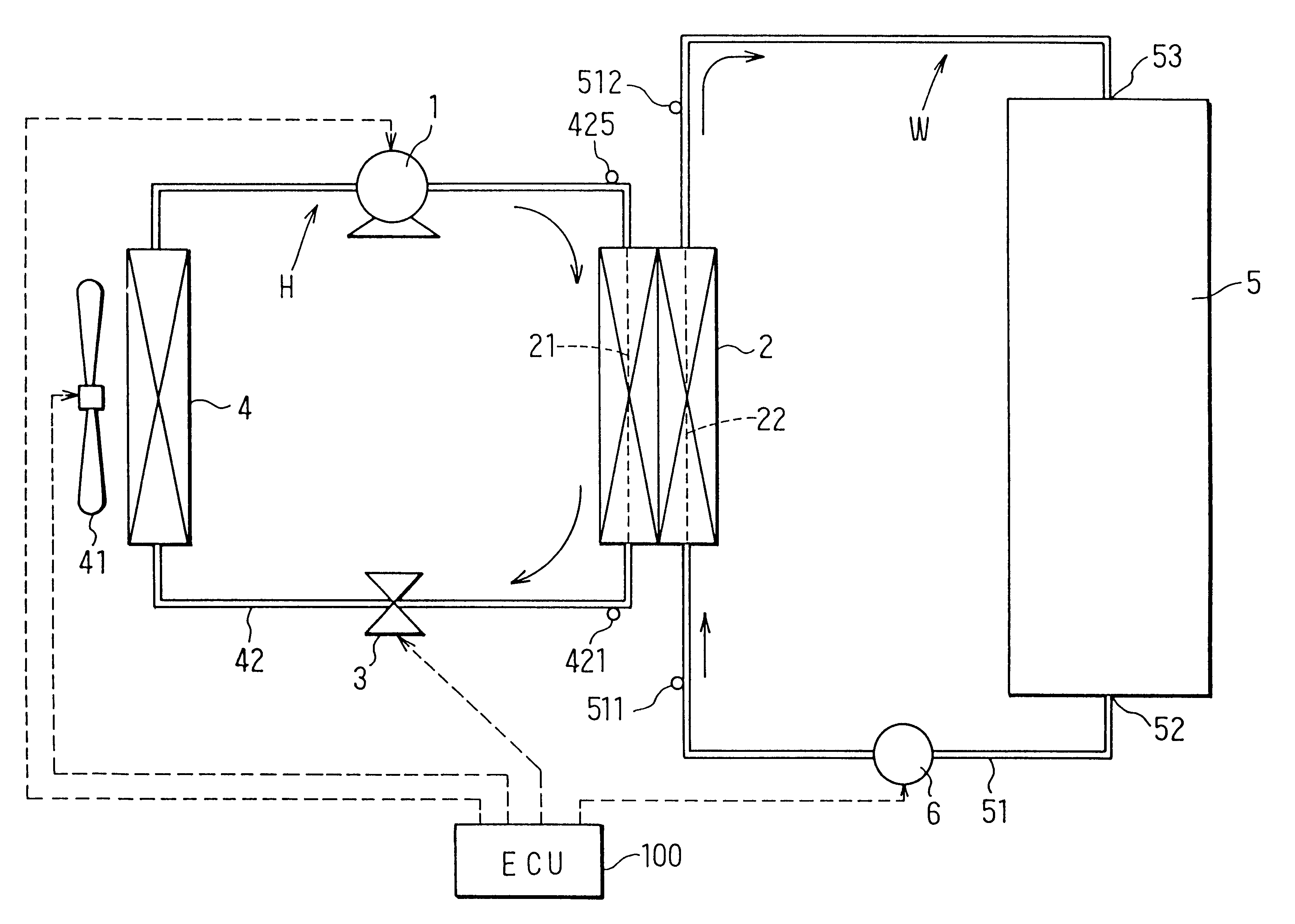 Hot-water supply system with heat pump cycle