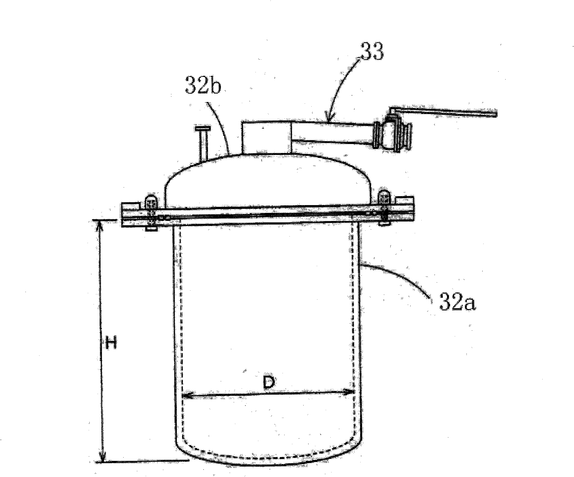 Innocent treatment and oily recovery device of polymer waste