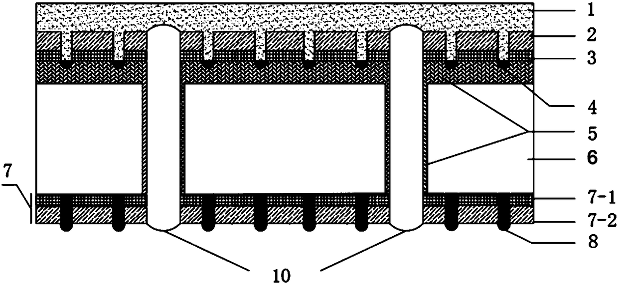 Structure and manufacturing method of p-type crystalline silicon back-contact double-sided cell without front gate line