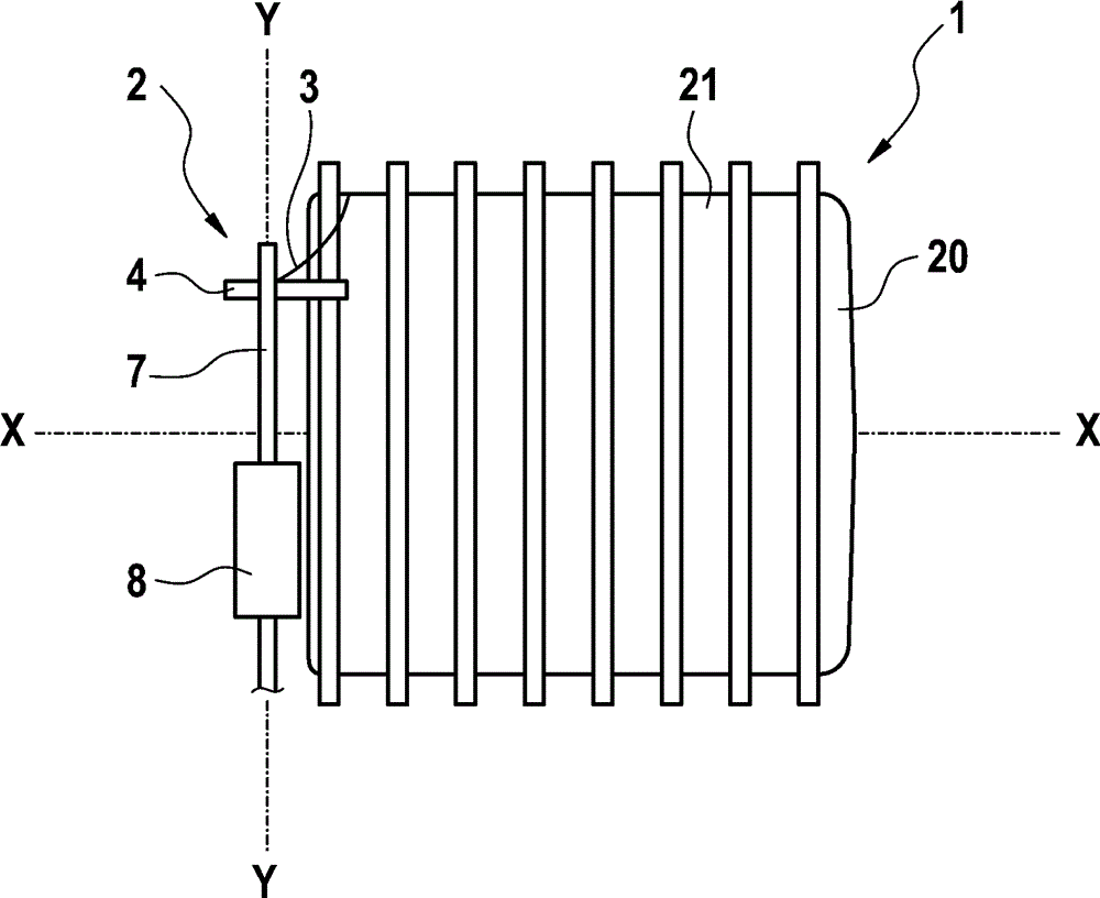 Electrical connection arrangement for an ignition coil