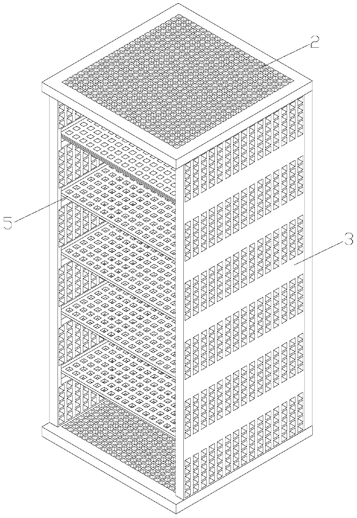 Space-adjustable cultchless oyster breeding device