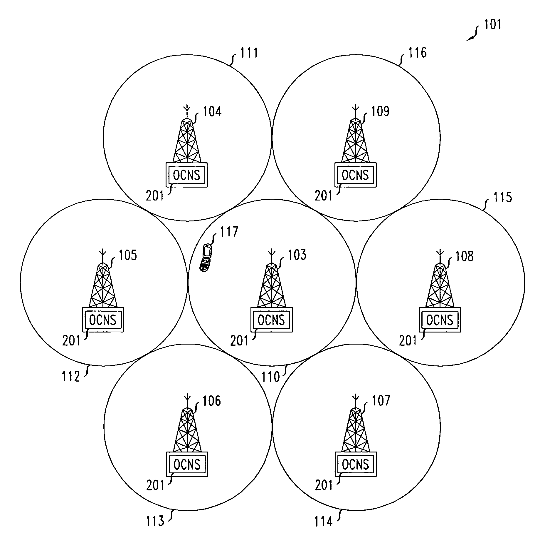 Method for estimating the downlink capacity in a spread spectrum wireless communications system