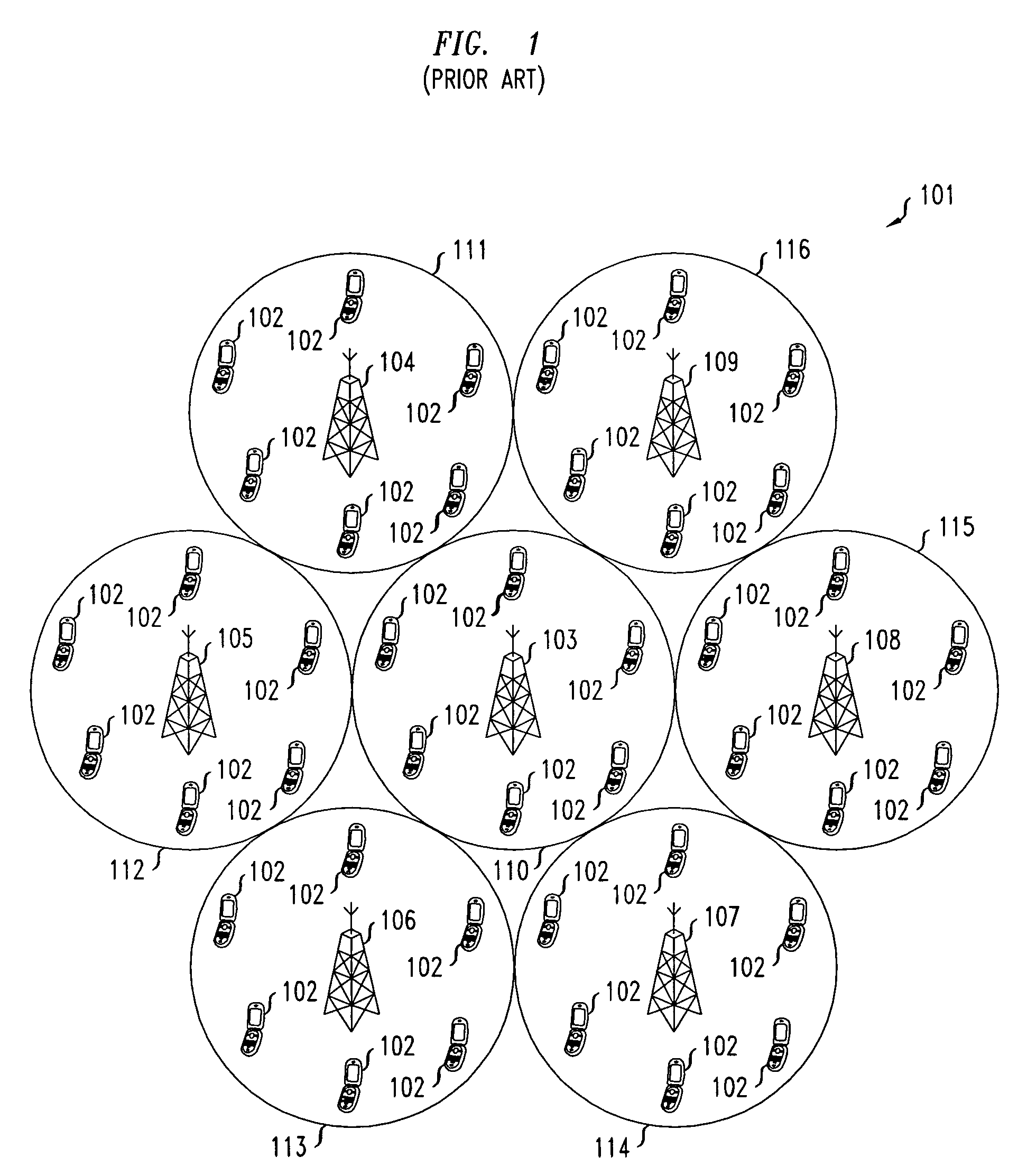 Method for estimating the downlink capacity in a spread spectrum wireless communications system