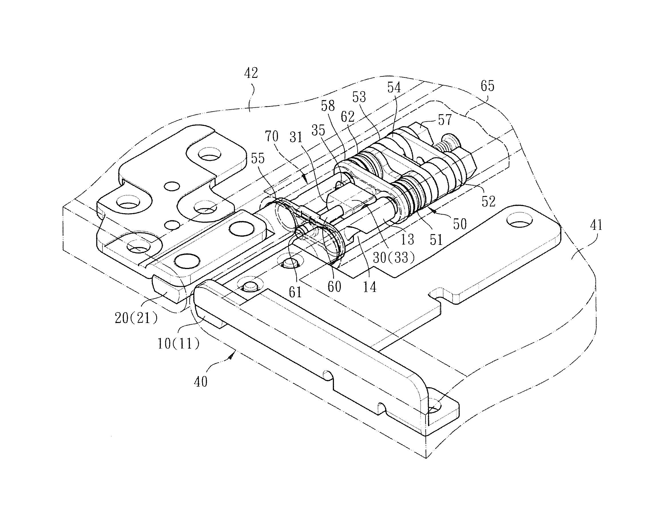 Transmission stabilization device applied to dual-shaft system