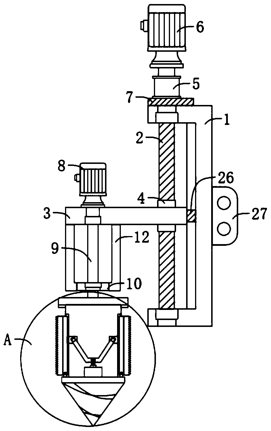 Variable-diameter drill bit device and hole digging device