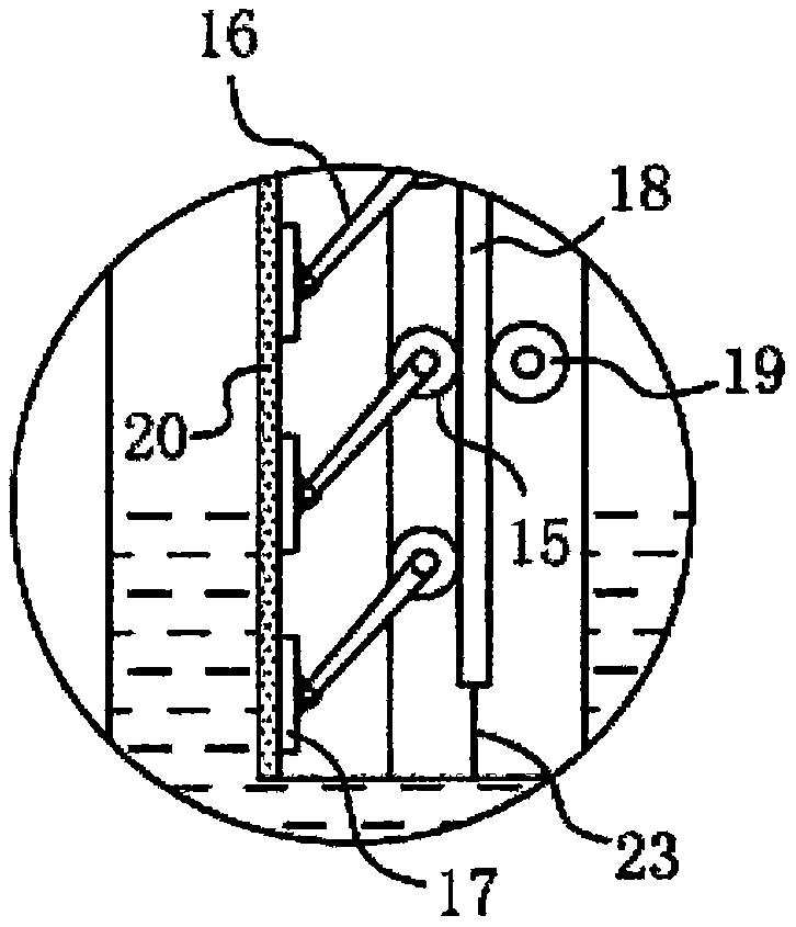 Intelligent stabilized water tank system for ship