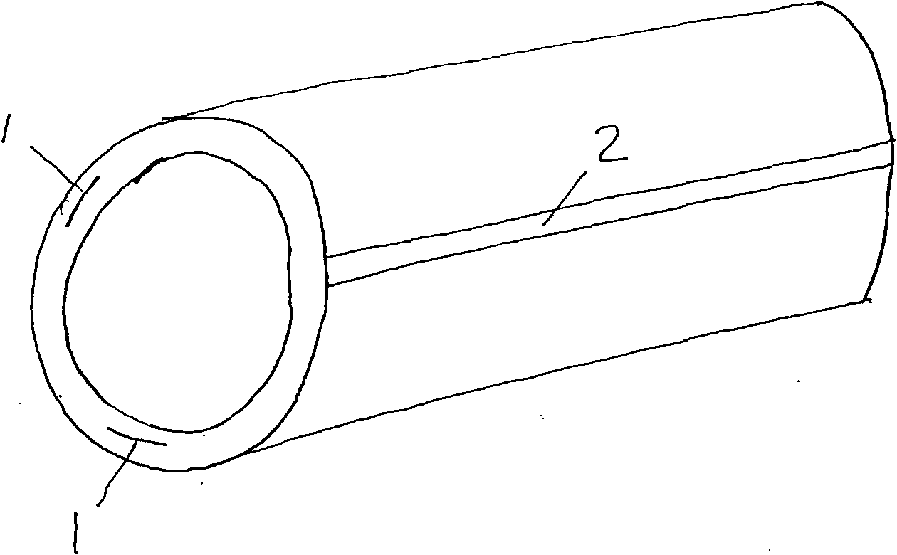 Monolithic ceramic tube and preparation method thereof