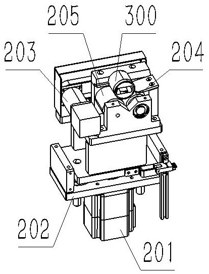 Angular positioning feeding device for different-diameter products