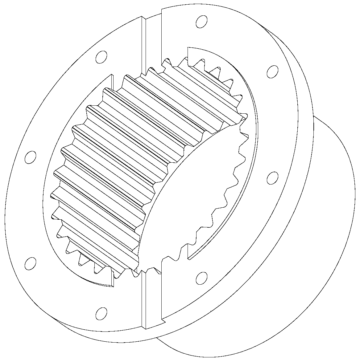 Locking mechanism of rotating piece and steel rail grinding device containing same