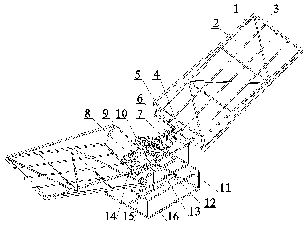 Rotary vane based synchronous swing type double-flapping-wing aircraft