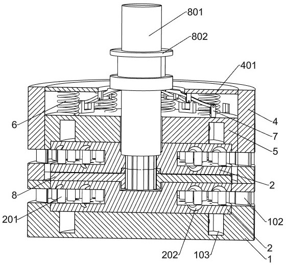 Clutch assembly of crane power device