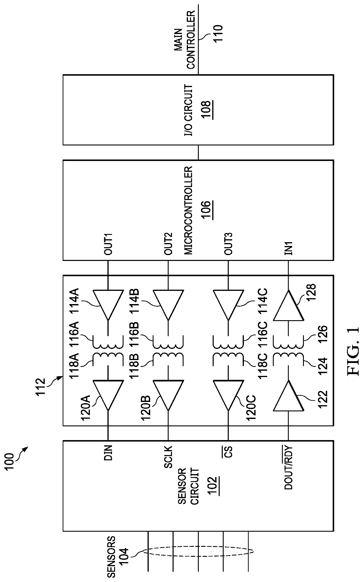 Crosstalk reduction in receiver inductive loop using capturing loop in transmitting inductive loop