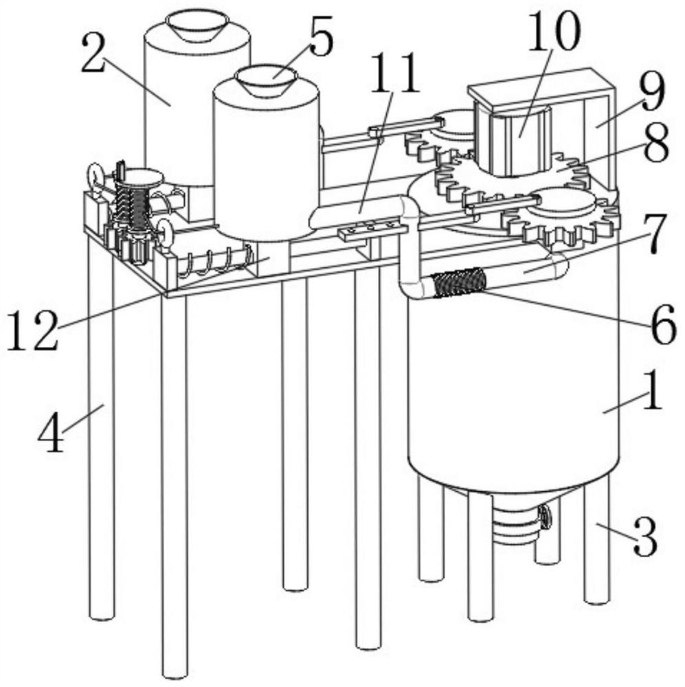 Foaming equipment achieving good foaming effect for production of polyurethane foam plastic