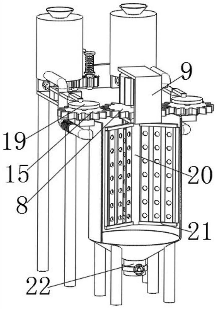 Foaming equipment achieving good foaming effect for production of polyurethane foam plastic