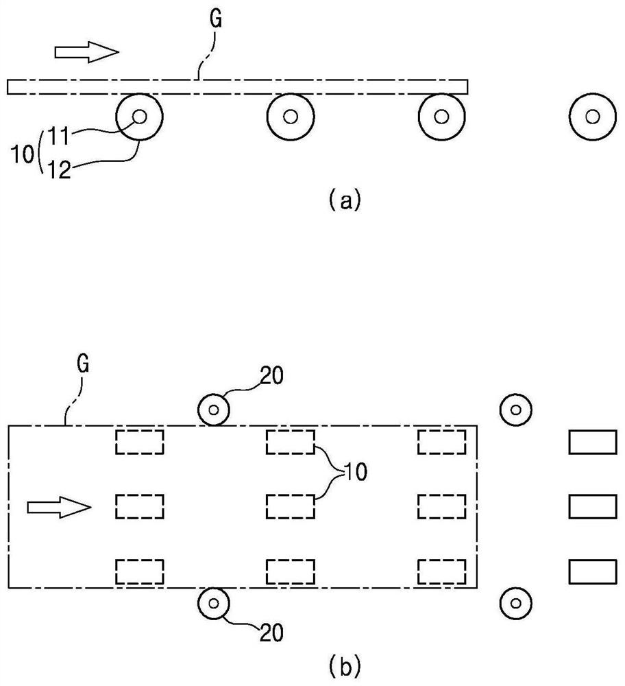 Guide apparatus for substrate transfer