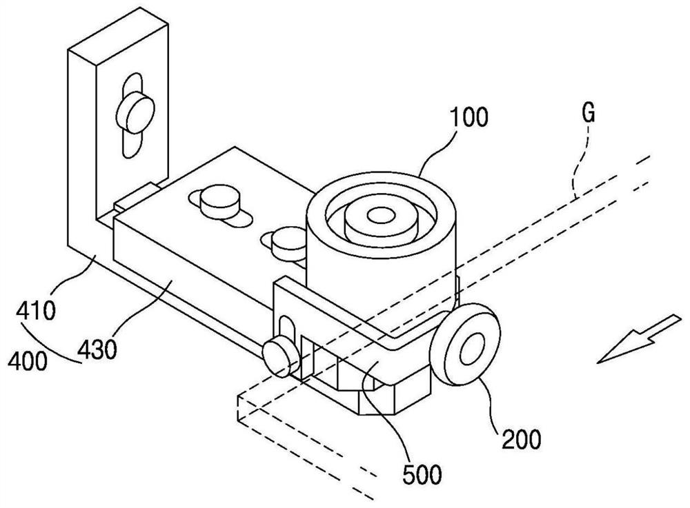 Guide apparatus for substrate transfer