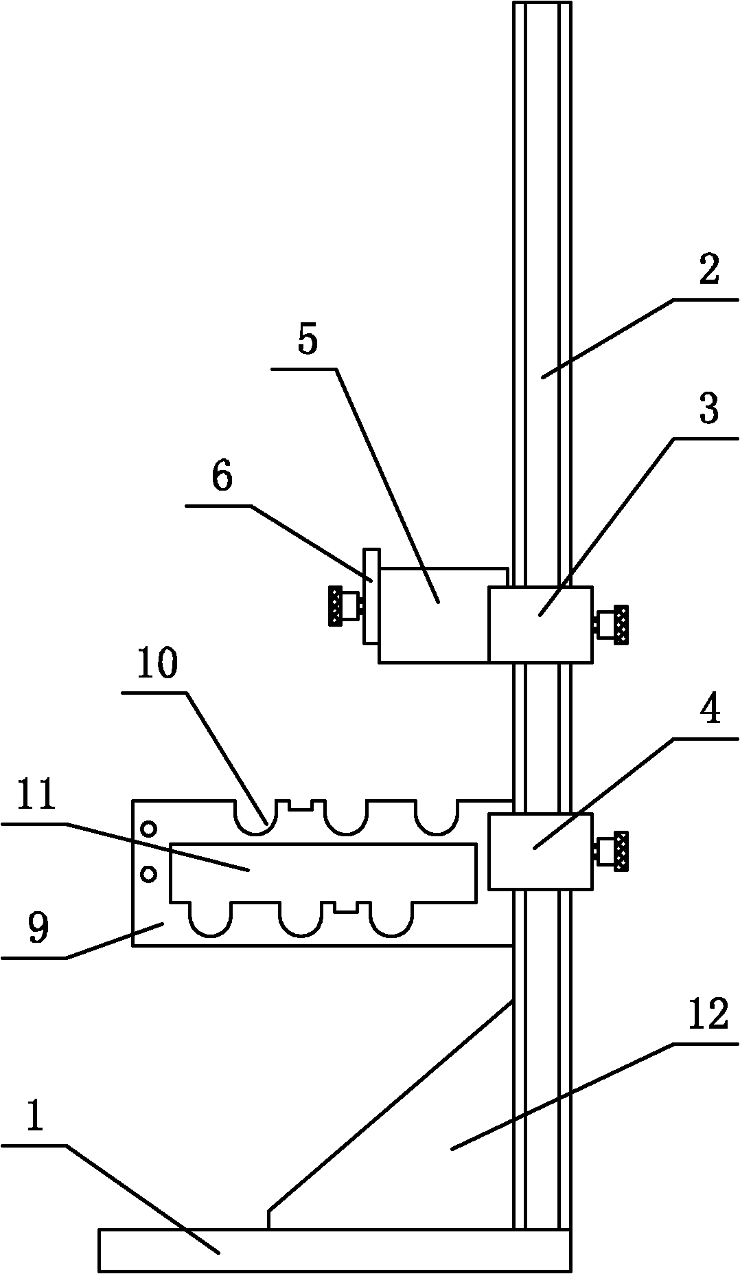 High-voltage coil lead locating device