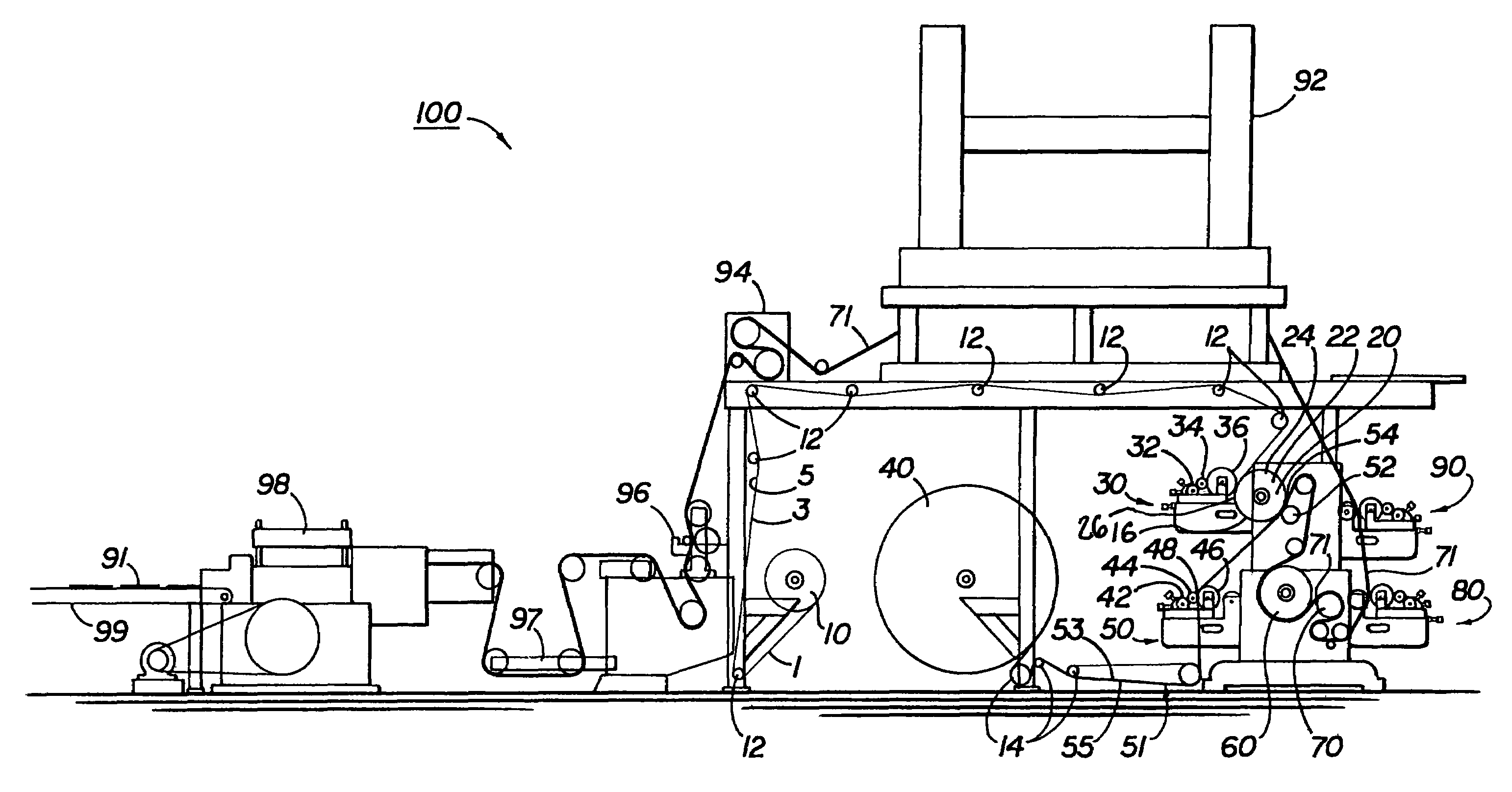 Apparatus and method for demetallizing a metallized film