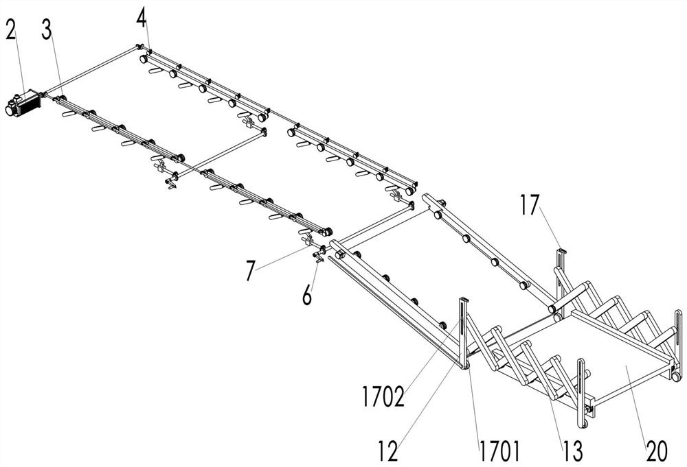 Rotary autonomous loading and unloading logistics box based on cargo transportation