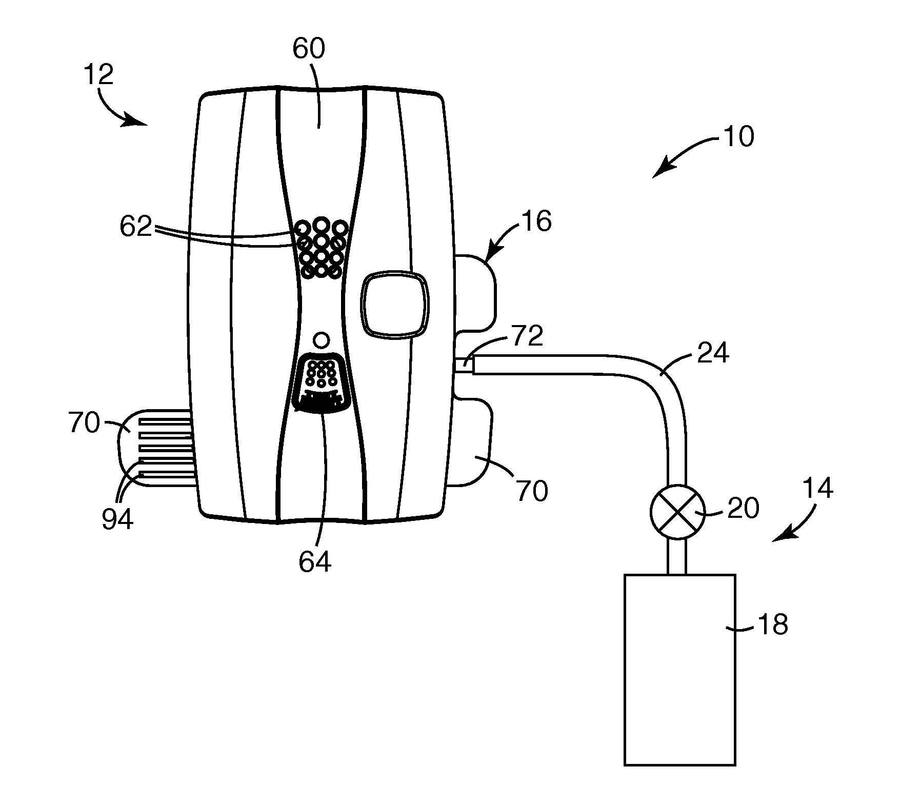 Gas monitor testing apparatus, method, and system