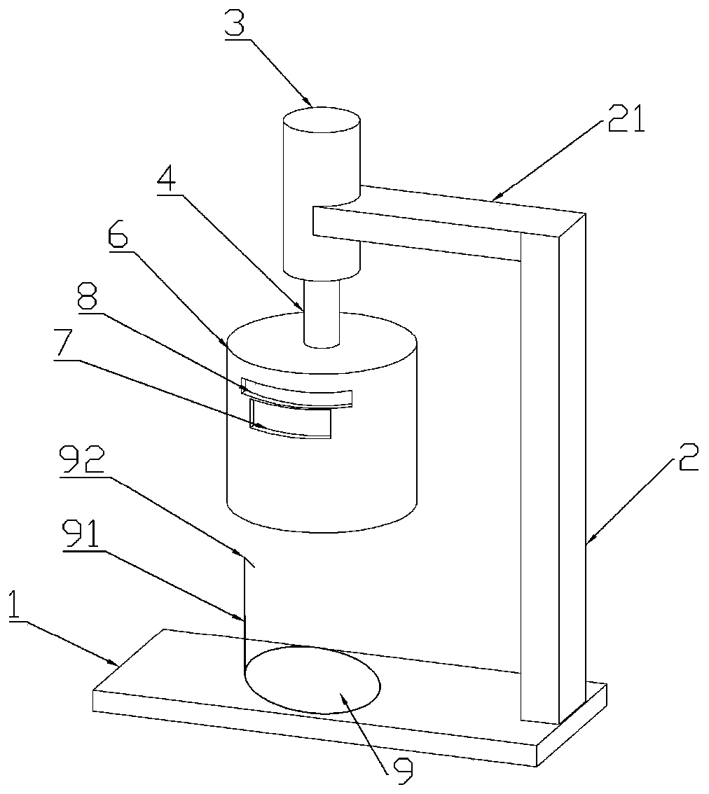 An automatic packaging waste plastic storage machine