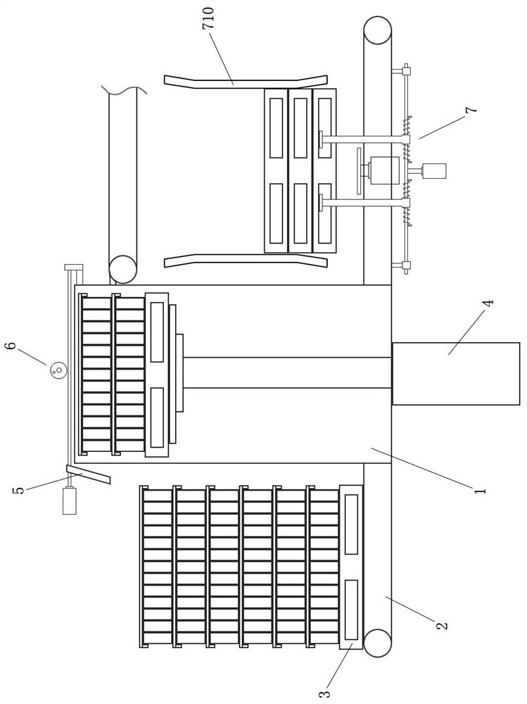 Novel automatic bottle unloading device for canned bottles